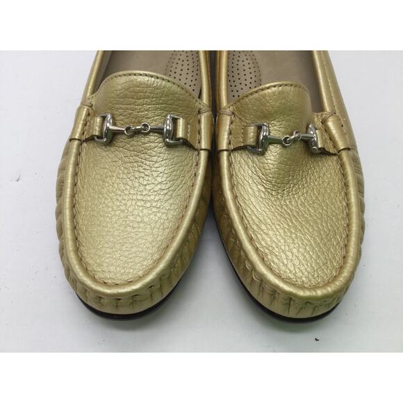 SAS Metro Loafer Gold 7N Womens Comfort Shoes New - Picture 7 of 10